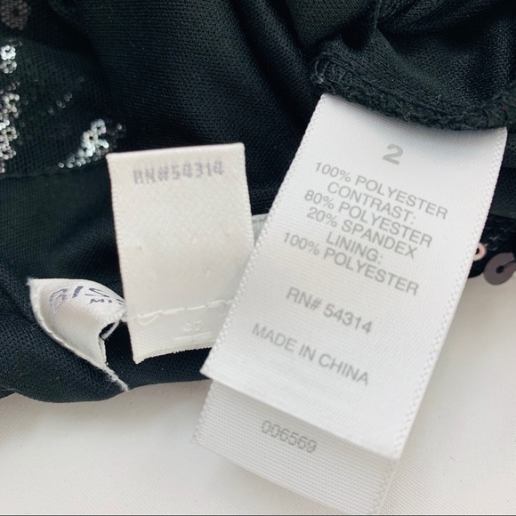 Bisou Bisou ,Michele Bohbot | Black Sequin Dress - Picture 7 of 8